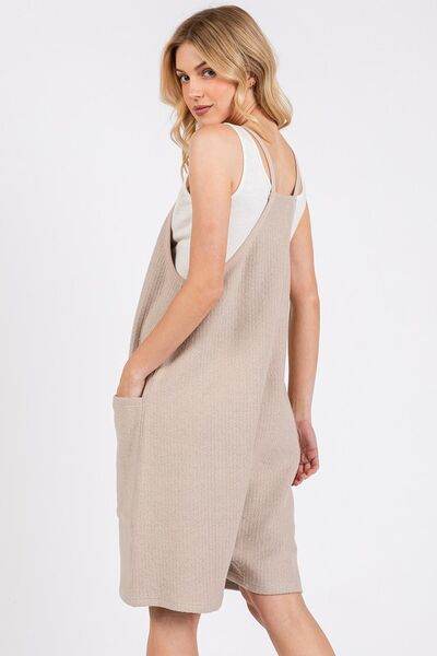 Mittoshop Scoop Neck Spaghetti Strap Overalls with Pockets - Shop Style & More | Fresh Looks, Everyday Deals & Free Shipping