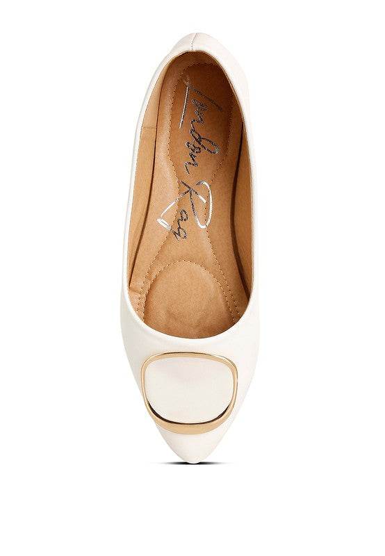 Karder Brooch Detail Ballet Flats - Shop Style & More | Fresh Looks, Everyday Deals & Free Shipping