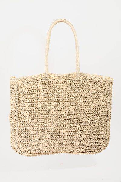 Fame Flower Braided Tote Bag - Shop Style & More | Fresh Looks, Everyday Deals & Free Shipping