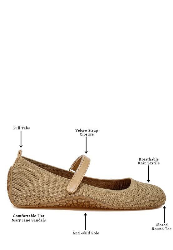 Nordeux Velcro Strap Mary Jane Ballerinas - Shop Style & More | Fresh Looks, Everyday Deals & Free Shipping