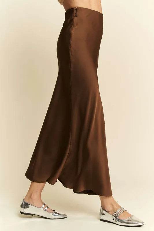 Davi & Dani High Waist Midi Skirt - Shop Style & More | Fresh Looks, Everyday Deals & Free Shipping