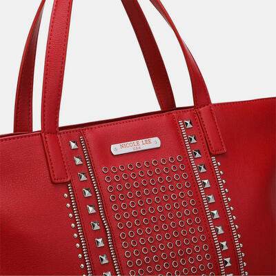 Nicole Lee USA Studded Large Tote Bag - Shop Style & More | Fresh Looks, Everyday Deals & Free Shipping