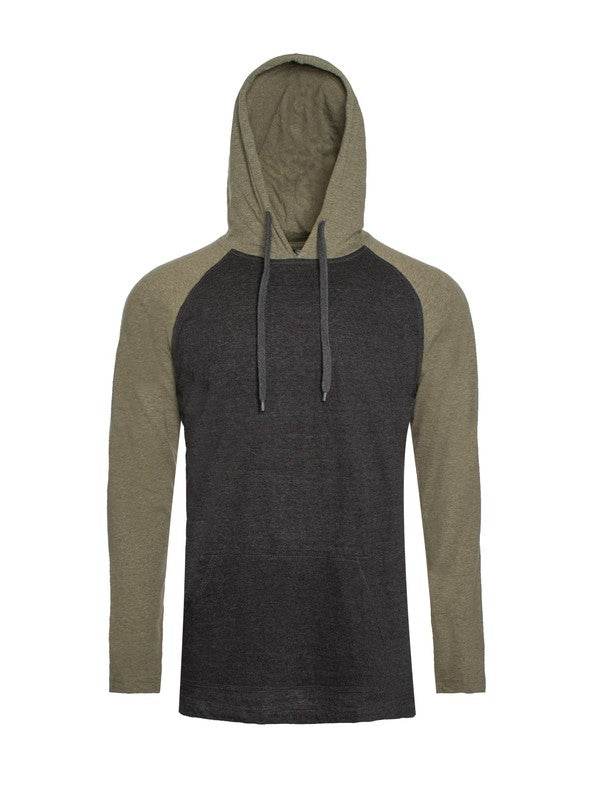 Raglan Long Sleeves Light Weight Hoodie - Shop Style & More | Fresh Looks, Everyday Deals & Free Shipping