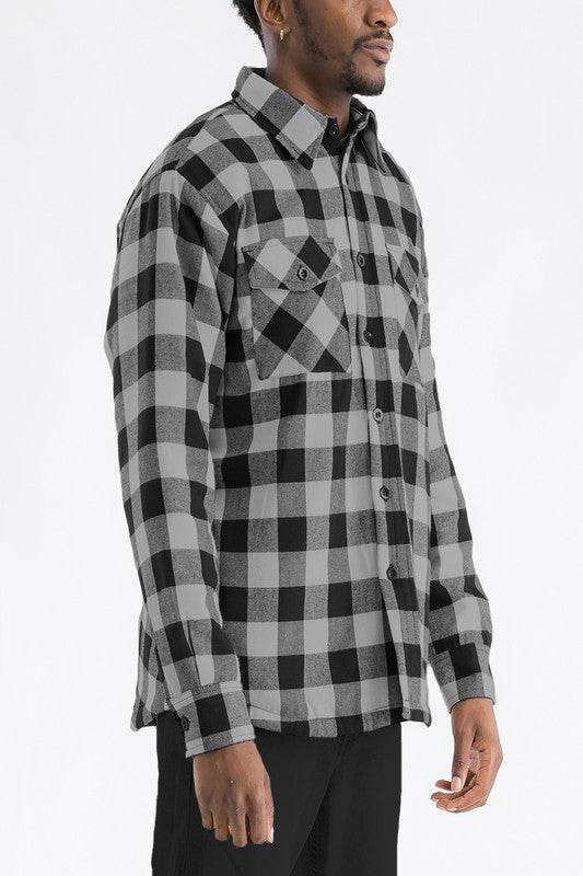 Mens Quilted Padded Flannel - Shop Style & More | Fresh Looks, Everyday Deals & Free Shipping
