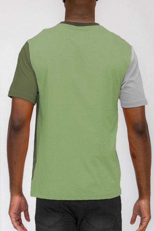 VERTICAL COLOR BLOCK TSHIRT - Shop Style & More | Fresh Looks, Everyday Deals & Free Shipping