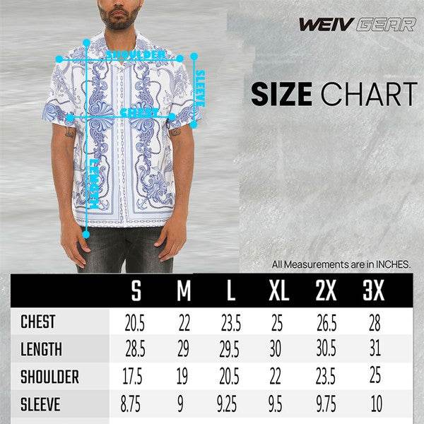 Mens Collared Print Button Down - Shop Style & More | Fresh Looks, Everyday Deals & Free Shipping