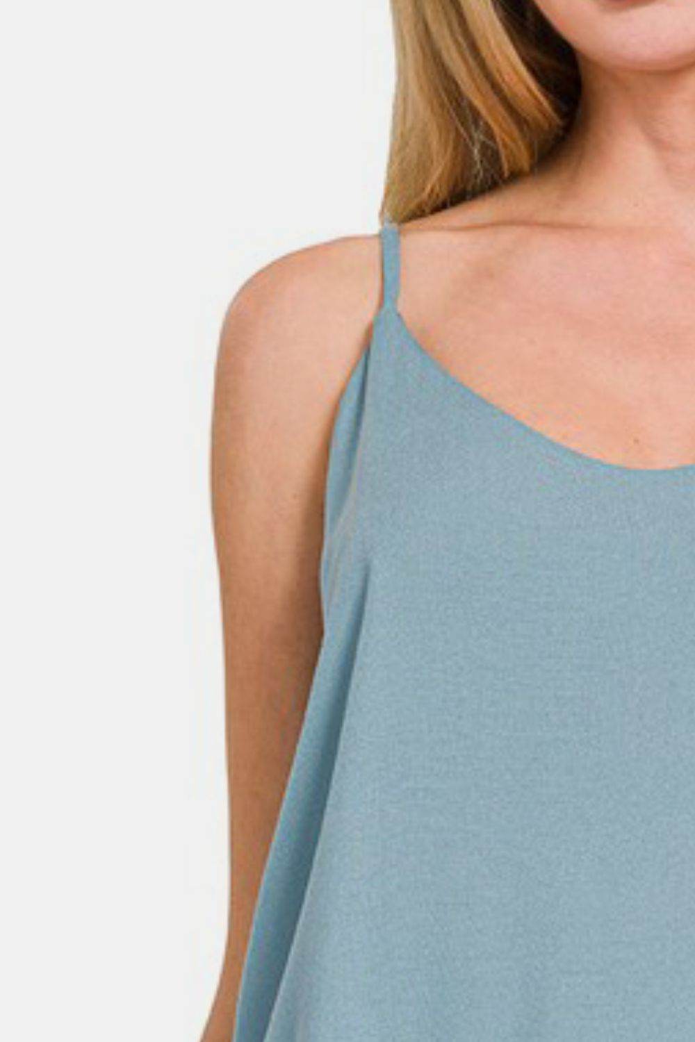 Zenana Two Layered Spaghetti Strap Cami - Shop Style & More | Fresh Looks, Everyday Deals & Free Shipping