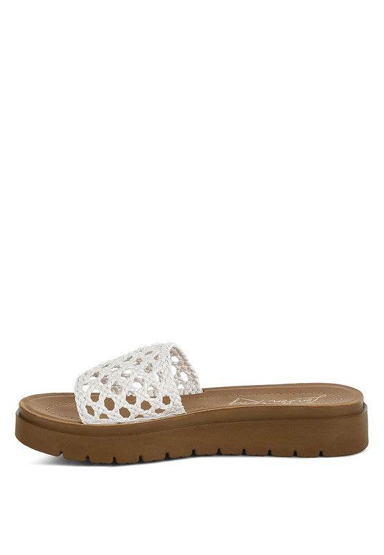 Sayura Woven Slip-On Flatforms - Shop Style & More | Fresh Looks, Everyday Deals & Free Shipping