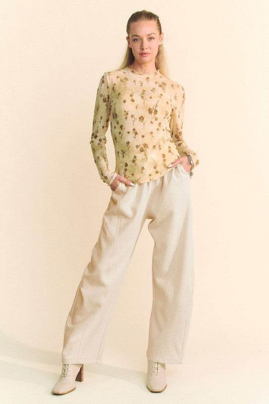 Davi & Dani Drawstring Wide Leg Sweatpants - Shop Style & More | Fresh Looks, Everyday Deals & Free Shipping