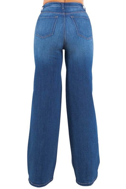 Camila Varsity Wide Leg Jean - Shop Style & More | Fresh Looks, Everyday Deals & Free Shipping