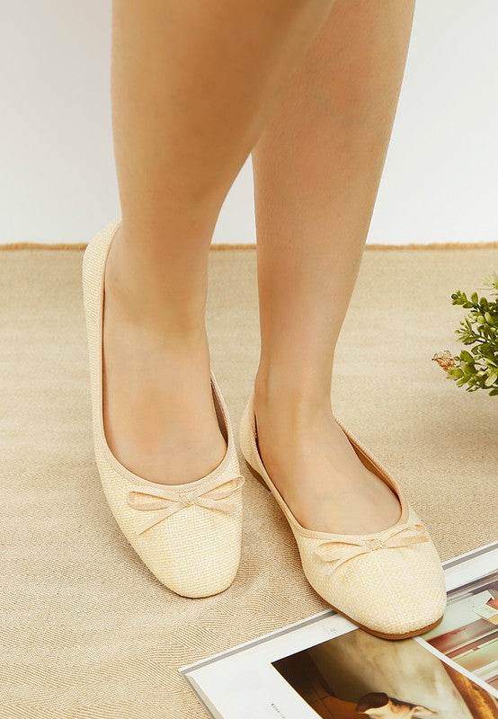 Paper Rings Raffia Ballet Flats - Shop Style & More | Fresh Looks, Everyday Deals & Free Shipping