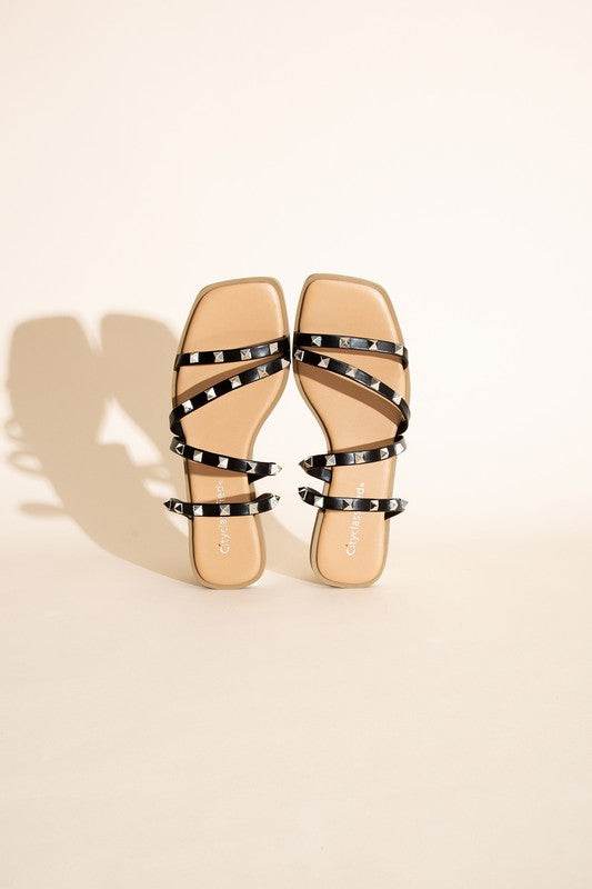 TEMIRA-S Stud Flat Slides - Shop Style & More | Fresh Looks, Everyday Deals & Free Shipping