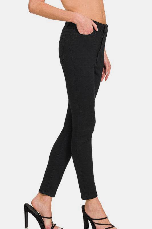 Zenana High Rise Skinny Jeans with Pockets - Shop Style & More | Fresh Looks, Everyday Deals & Free Shipping