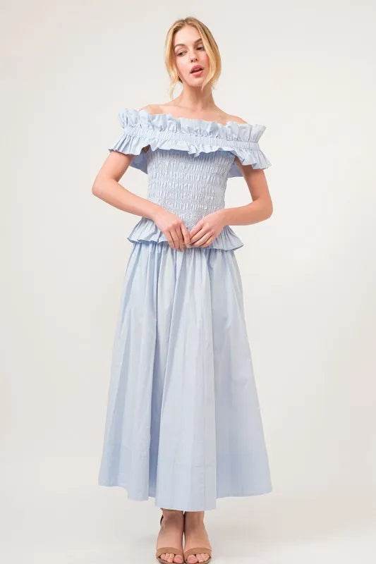 And The Why A-line Flowing Elastic Back Midi Skirt - Shop Style & More | Fresh Looks, Everyday Deals & Free Shipping