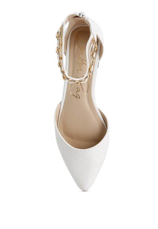 Buqisi Chain Embellished Flat Sandals - Shop Style & More | Fresh Looks, Everyday Deals & Free Shipping