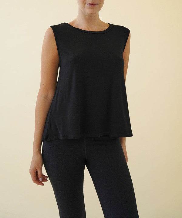 BAMBOO MUSCLE SLEEVLESS TOP - Shop Style & More | Fresh Looks, Everyday Deals & Free Shipping