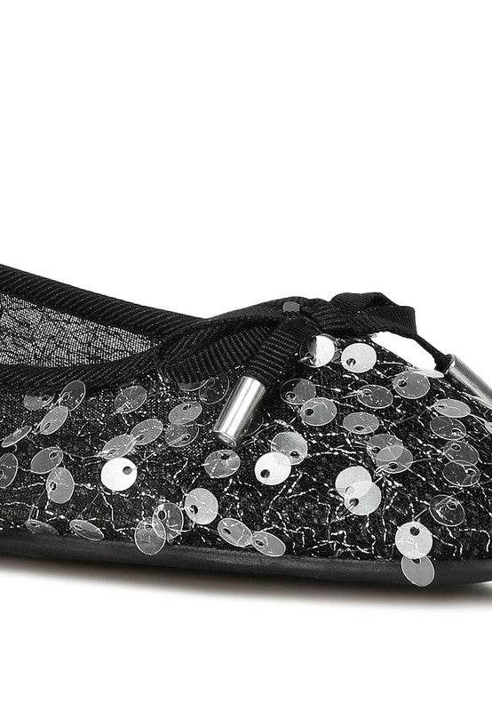 Lysander Sequin Embellished Sheer Ballet Flats - Shop Style & More | Fresh Looks, Everyday Deals & Free Shipping