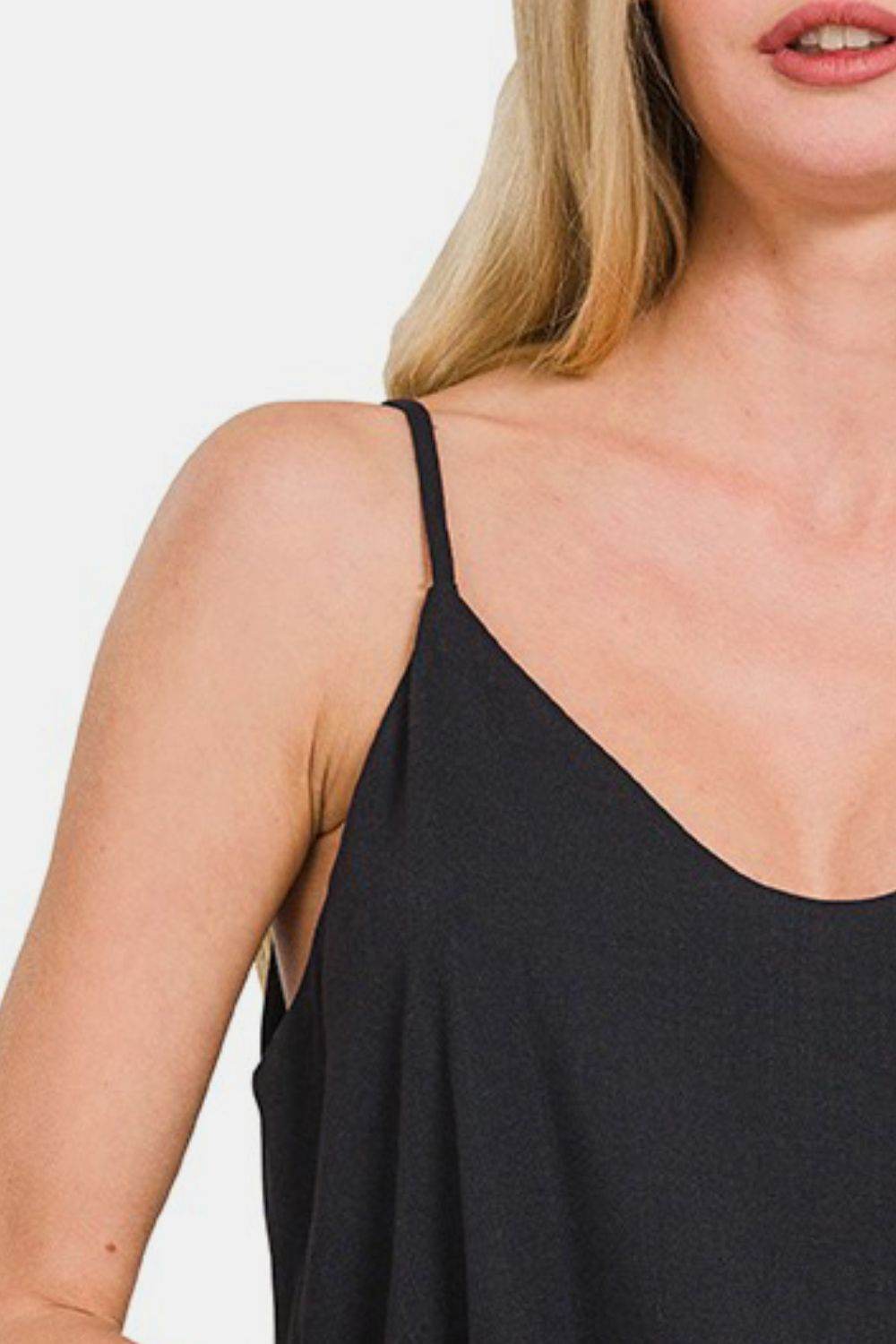 Zenana Two Layered Spaghetti Strap Cami - Shop Style & More | Fresh Looks, Everyday Deals & Free Shipping