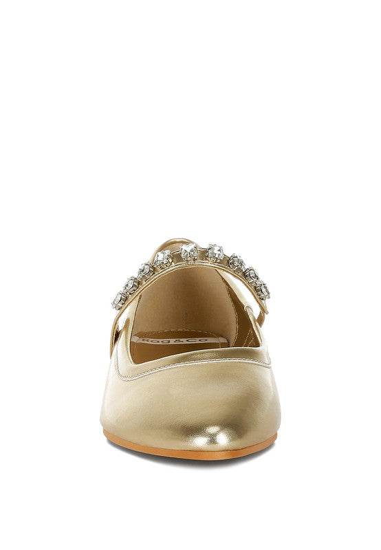 Gloxinia Metallic Mary Jane Ballerinas - Shop Style & More | Fresh Looks, Everyday Deals & Free Shipping