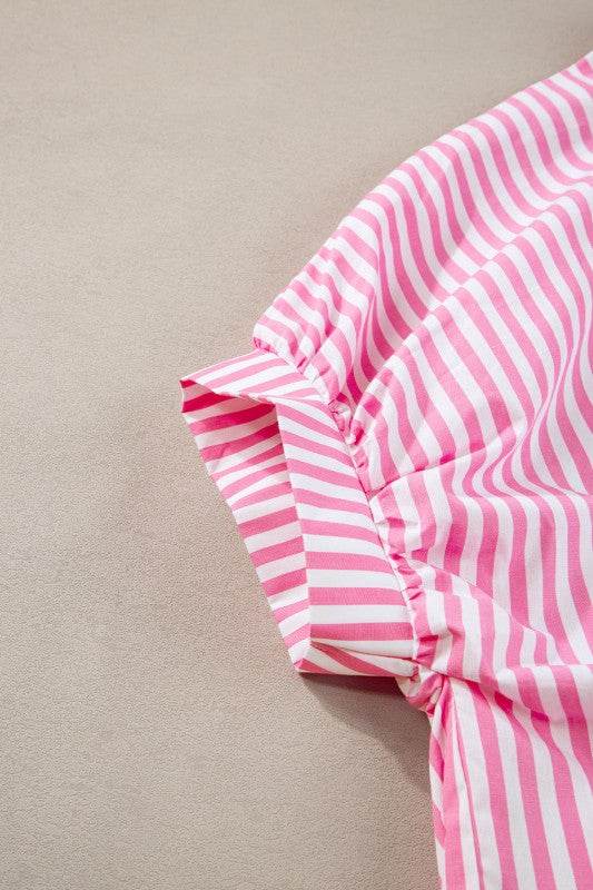 Baylee Stripe Dolman Sleeve Oversize Top - Shop Style & More | Fresh Looks, Everyday Deals & Free Shipping