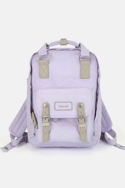 Himawari Contrast Water and Scratch-Resistant Nylon Backpack Bag - Shop Style & More | Fresh Looks, Everyday Deals & Free Shipping