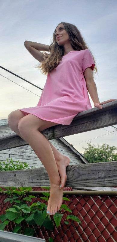 Jersey Dress white with Pockets - Shop Style & More | Fresh Looks, Everyday Deals & Free Shipping