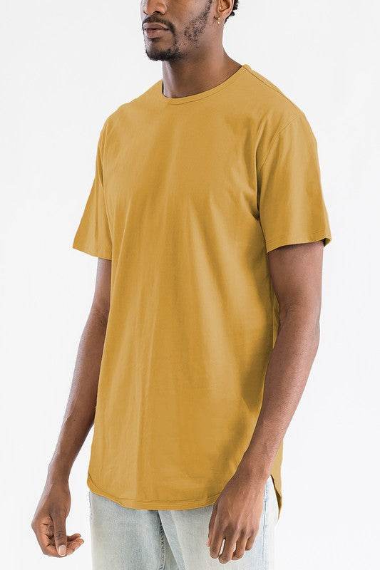 Extended Scallop Round Neck Tshirt - Shop Style & More | Fresh Looks, Everyday Deals & Free Shipping
