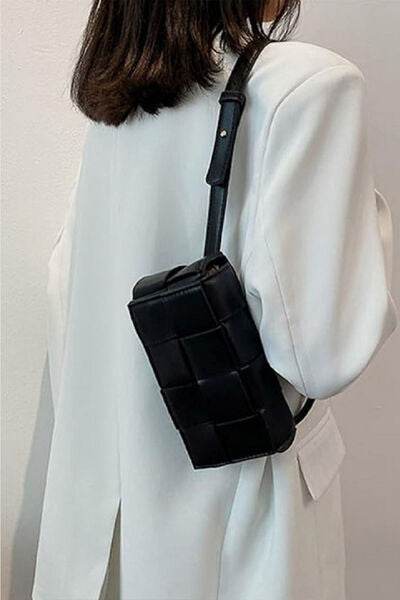 Zenana Vegan Leather Woven Crossbody Bag - Shop Style & More | Fresh Looks, Everyday Deals & Free Shipping