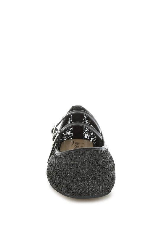 Warena Pin Buckle Strapped Ballerinas - Shop Style & More | Fresh Looks, Everyday Deals & Free Shipping