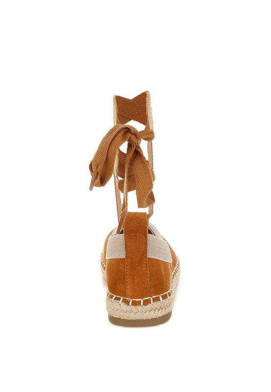 Yalva Microfiber Detachable Lace Espadrilles - Shop Style & More | Fresh Looks, Everyday Deals & Free Shipping