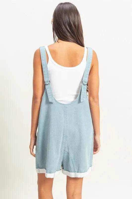 HYFVE V-Neck Pocket Detail Romper - Shop Style & More | Fresh Looks, Everyday Deals & Free Shipping