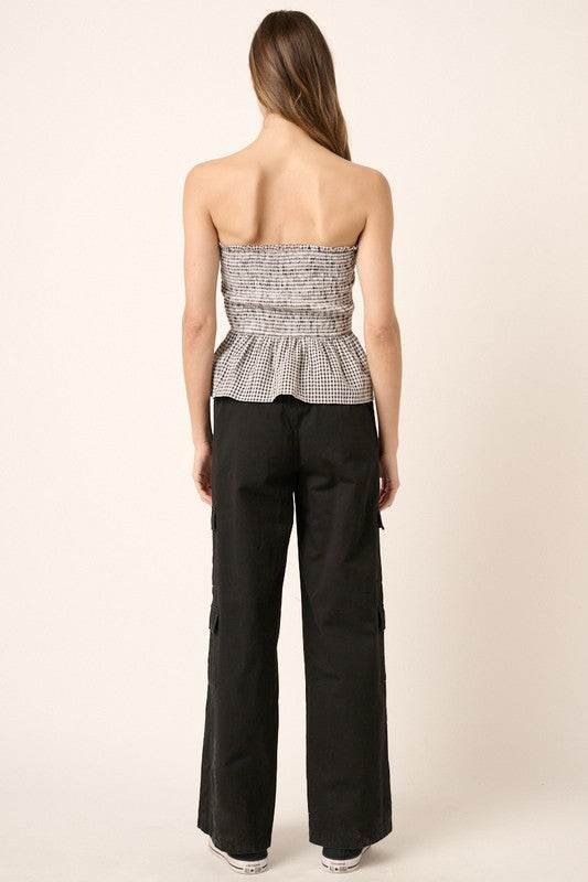 Mittoshop Low Rise Elastic Cover Waistband Cargo Pants - Shop Style & More | Fresh Looks, Everyday Deals & Free Shipping