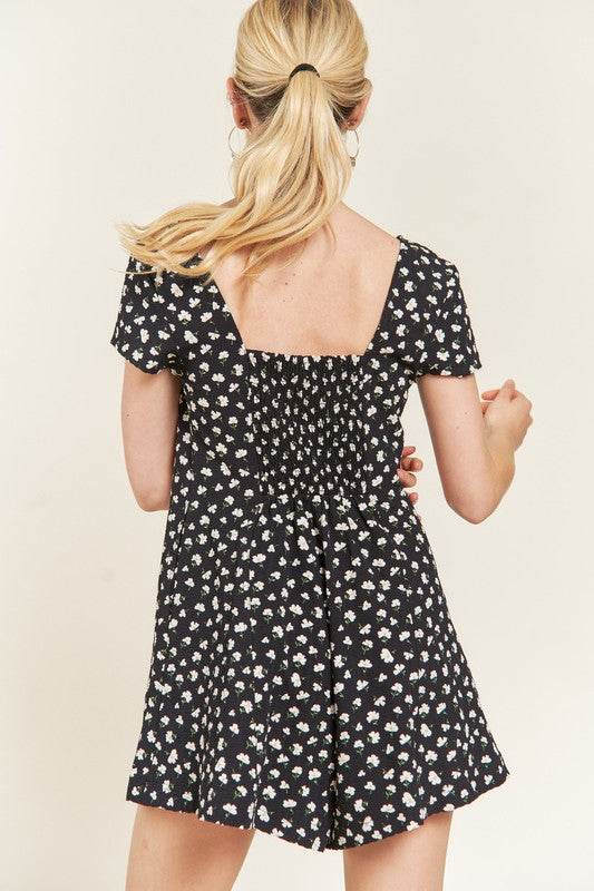 FLORAL BUTTON DOWN ROMPER - Shop Style & More | Fresh Looks, Everyday Deals & Free Shipping