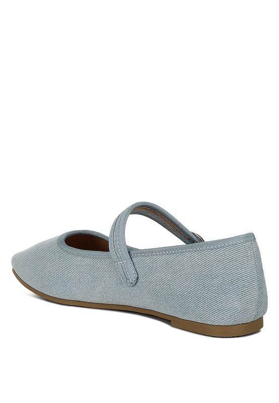 Iker Classic Denim Pin Buckle Ballerinas - Shop Style & More | Fresh Looks, Everyday Deals & Free Shipping