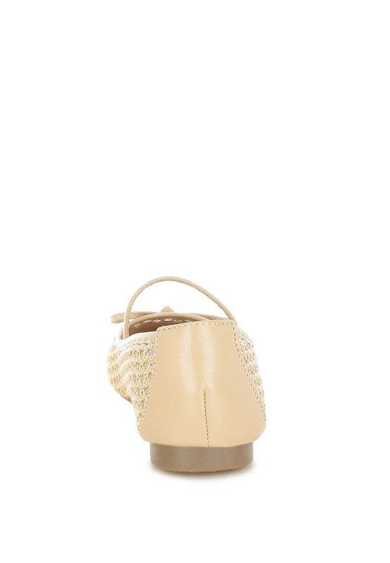 Omela Woven Bow Detail Ballerinas - Shop Style & More | Fresh Looks, Everyday Deals & Free Shipping