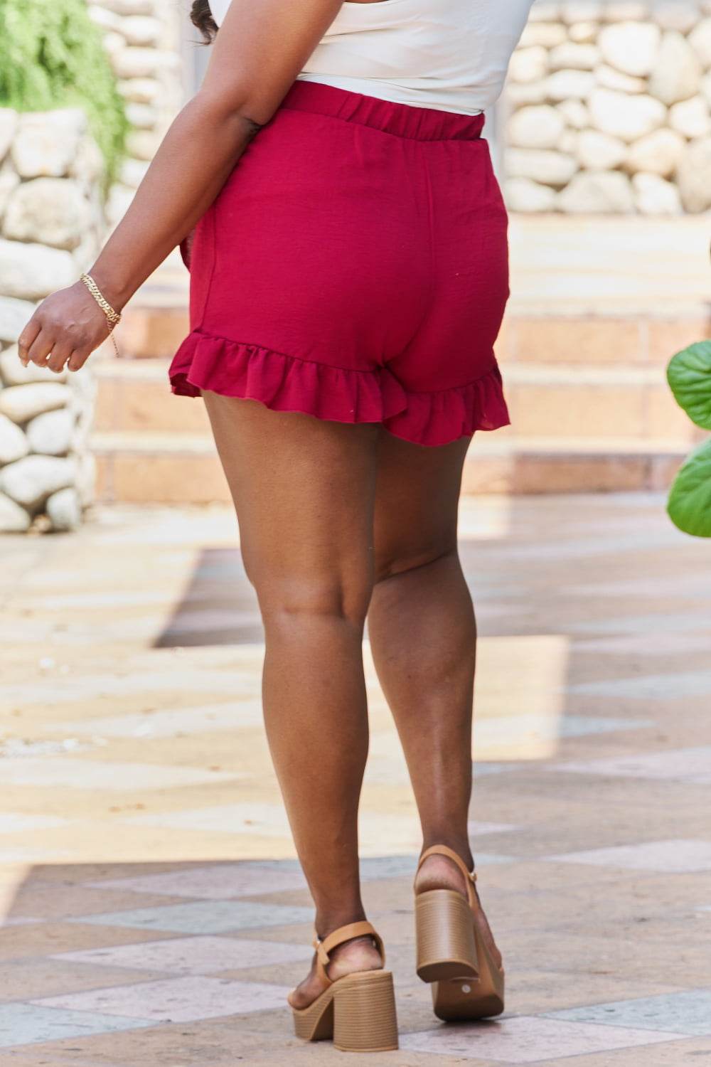 GeeGee Remember Me Plus Size Ruffled Hem Skort - Shop Style & More | Fresh Looks, Everyday Deals & Free Shipping