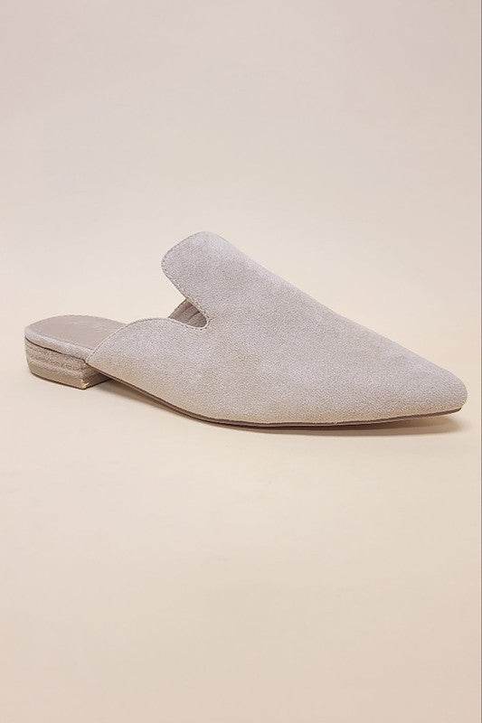 GEM-39 - POINTED TOE SLIP ON MULE FLATS - Shop Style & More | Fresh Looks, Everyday Deals & Free Shipping