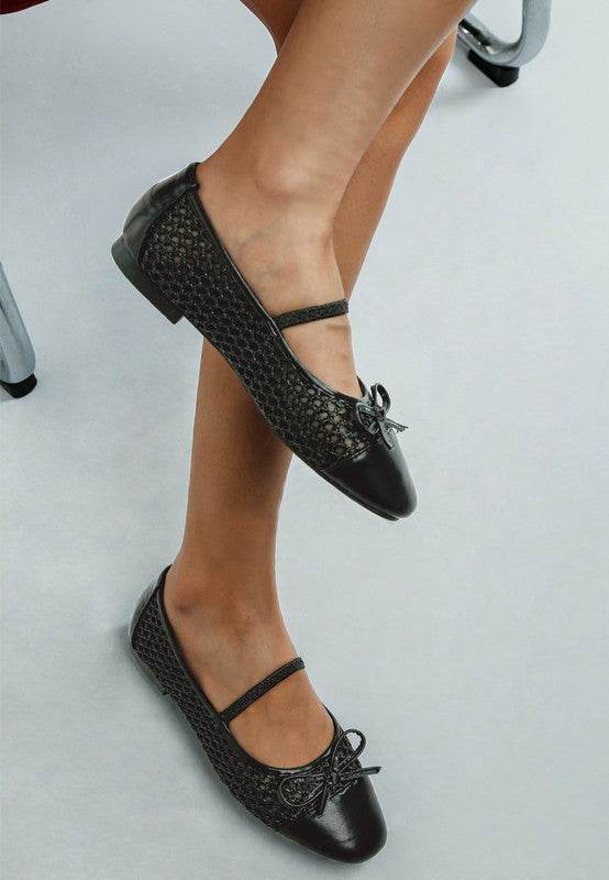 Omela Woven Bow Detail Ballerinas - Shop Style & More | Fresh Looks, Everyday Deals & Free Shipping