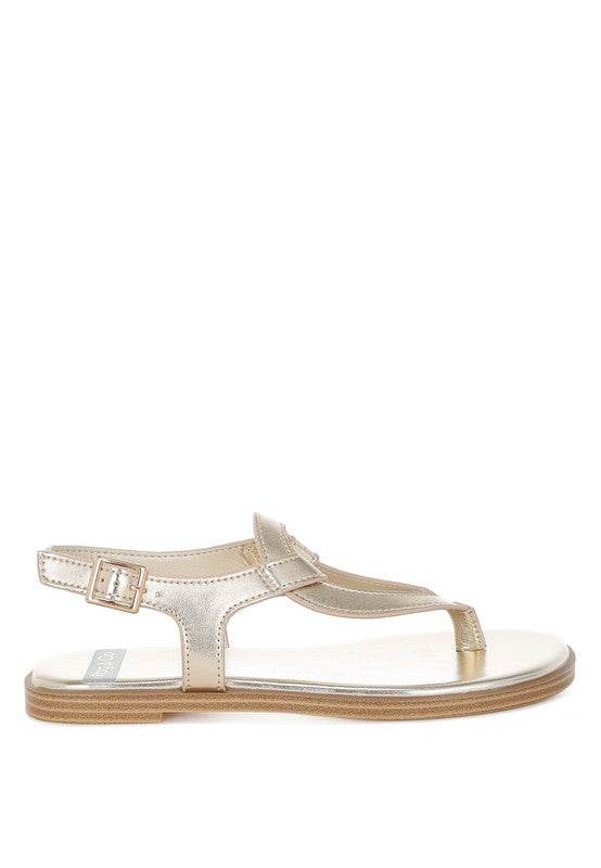 Zorad Metallic Genuine Leather Flats - Shop Style & More | Fresh Looks, Everyday Deals & Free Shipping