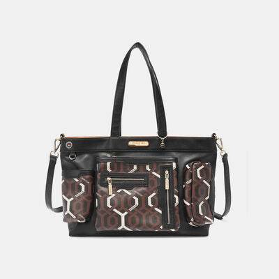 Nicole Lee USA Geometric Pattern Large Handbag - Shop Style & More | Fresh Looks, Everyday Deals & Free Shipping