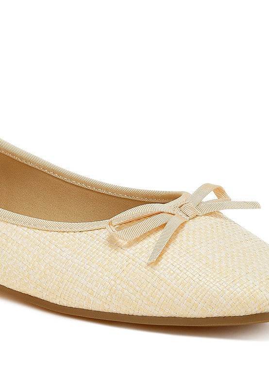Paper Rings Raffia Ballet Flats - Shop Style & More | Fresh Looks, Everyday Deals & Free Shipping