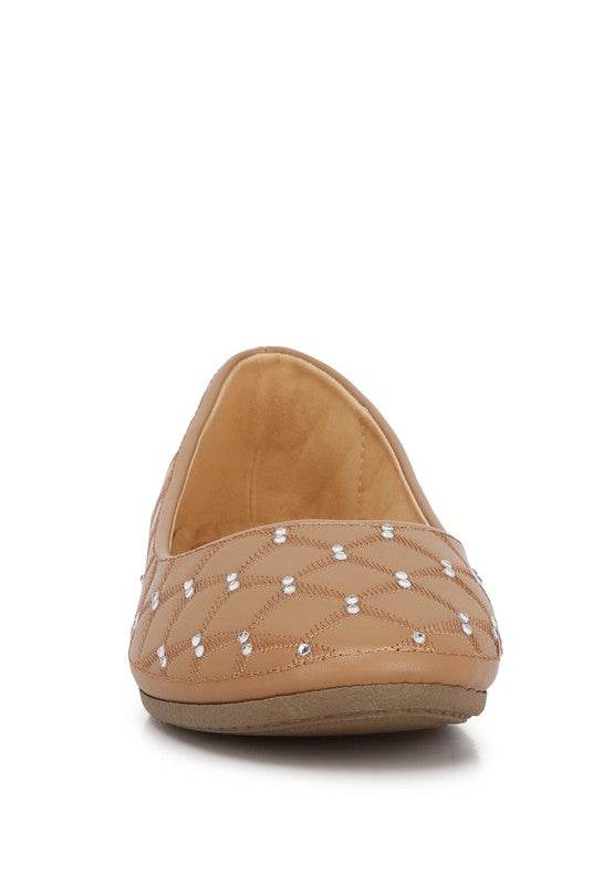 Gia Rhinestone Embellished Women's Ballerinas - Shop Style & More | Fresh Looks, Everyday Deals & Free Shipping