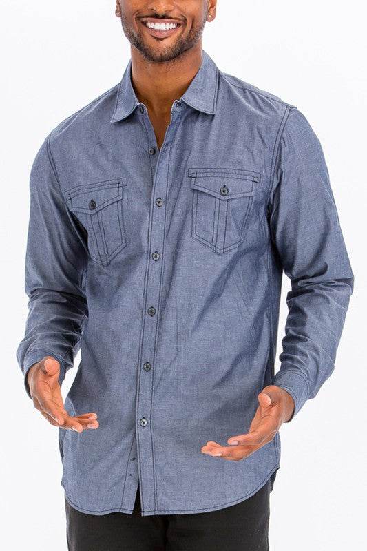 Weiv Men's Casual Long Sleeve Shirts - Shop Style & More | Fresh Looks, Everyday Deals & Free Shipping