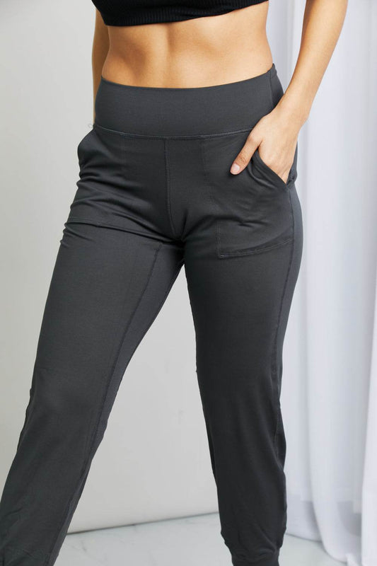 Leggings Depot Full Size Wide Waistband Cropped Joggers - Shop Style & More | Fresh Looks, Everyday Deals & Free Shipping