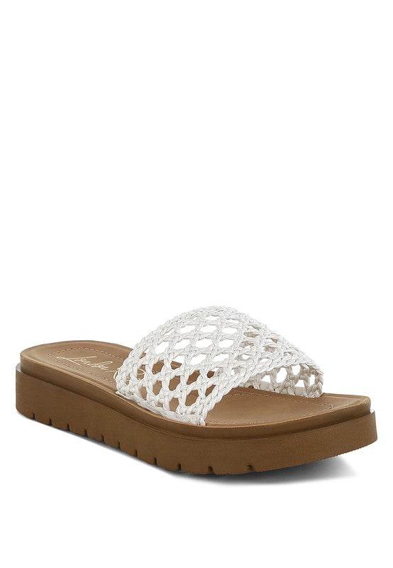 Sayura Woven Slip-On Flatforms - Shop Style & More | Fresh Looks, Everyday Deals & Free Shipping