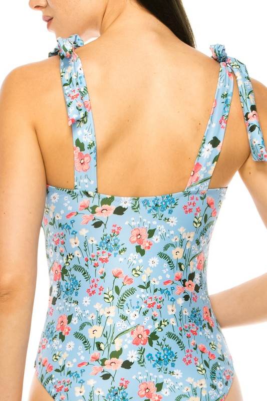 ONE PIECE BATHING SUIT FLORAL PRINT SHOULER TOP TI - Shop Style & More | Fresh Looks, Everyday Deals & Free Shipping