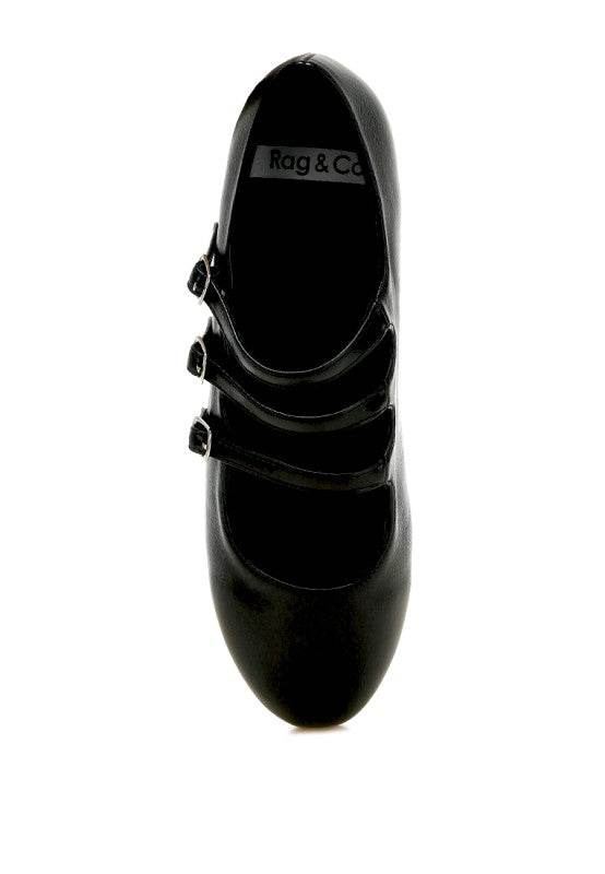 Macarina Triple Strap Mary Jane Ballerinas - Shop Style & More | Fresh Looks, Everyday Deals & Free Shipping