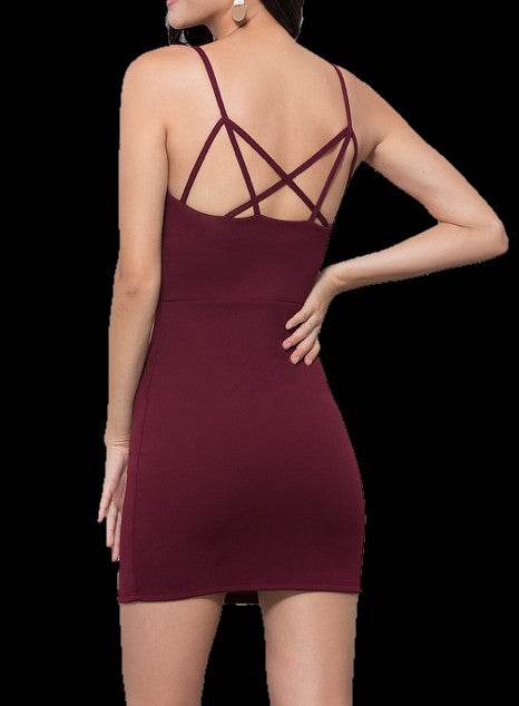 Juniors Tight Party Dress With Strappy Back - Shop Style & More | Fresh Looks, Everyday Deals & Free Shipping