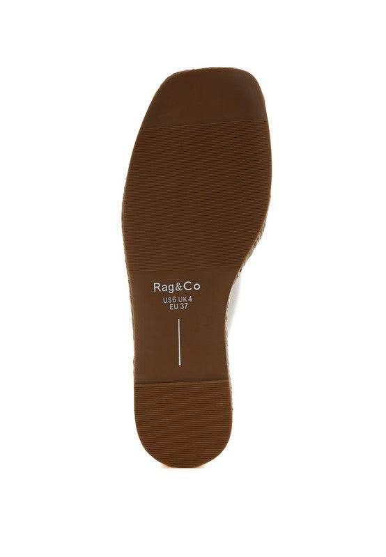 Miova Metallic Buckle Detail Espadrille Flatforms - Shop Style & More | Fresh Looks, Everyday Deals & Free Shipping