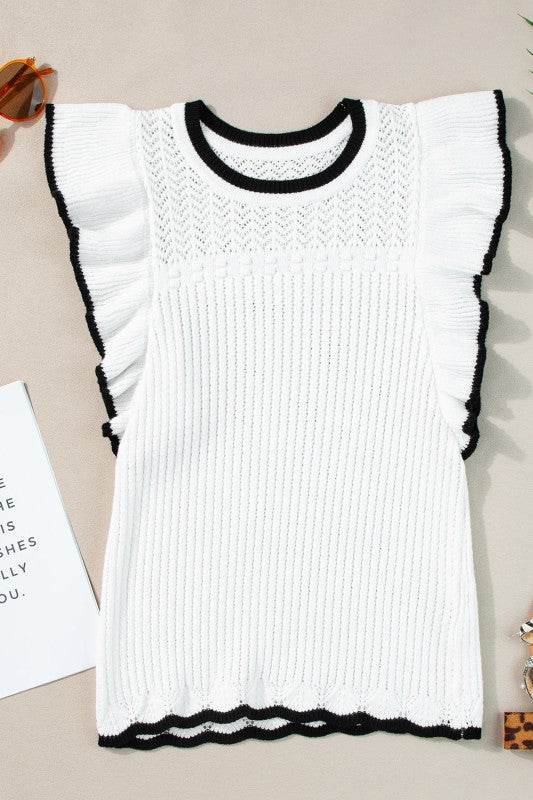 Alaya Crochet Tank Top - Shop Style & More | Fresh Looks, Everyday Deals & Free Shipping